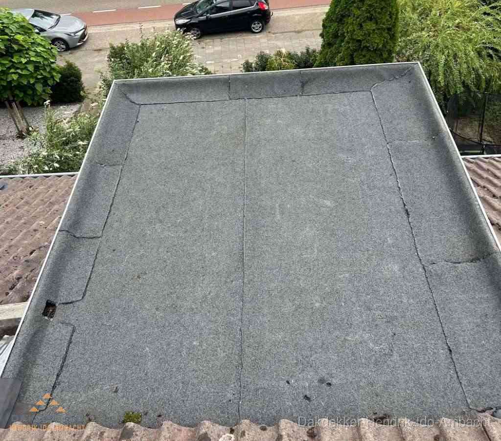Dakbedekking schuur met bitumen in Hendrik-Ido-Ambacht